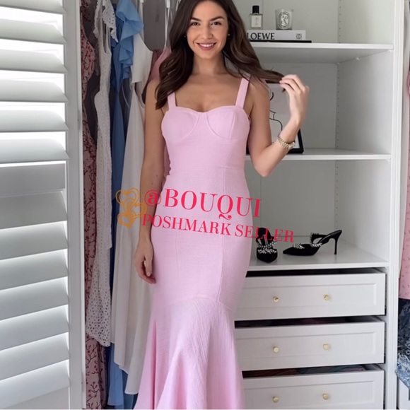 BLOGGERS FAV ZARA PINK TEXTURED WEAVE RUFFLED DRESS - Picture 4 of 7